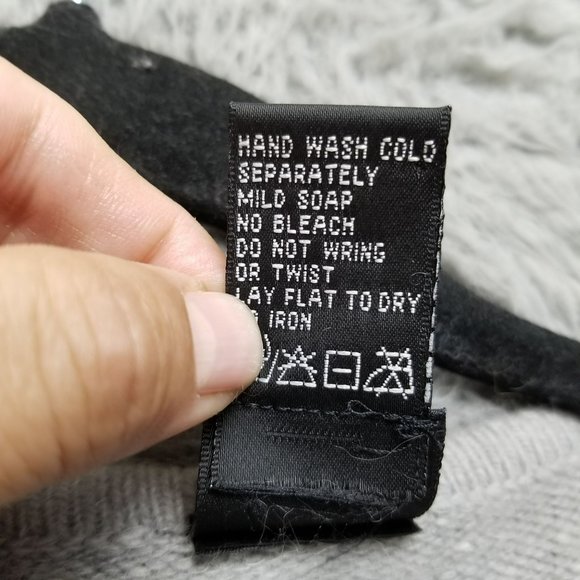 Studio Y Sweater Womens Large Gray Long Sleeve Button Up V Neck Cardigan - Picture 3 of 8